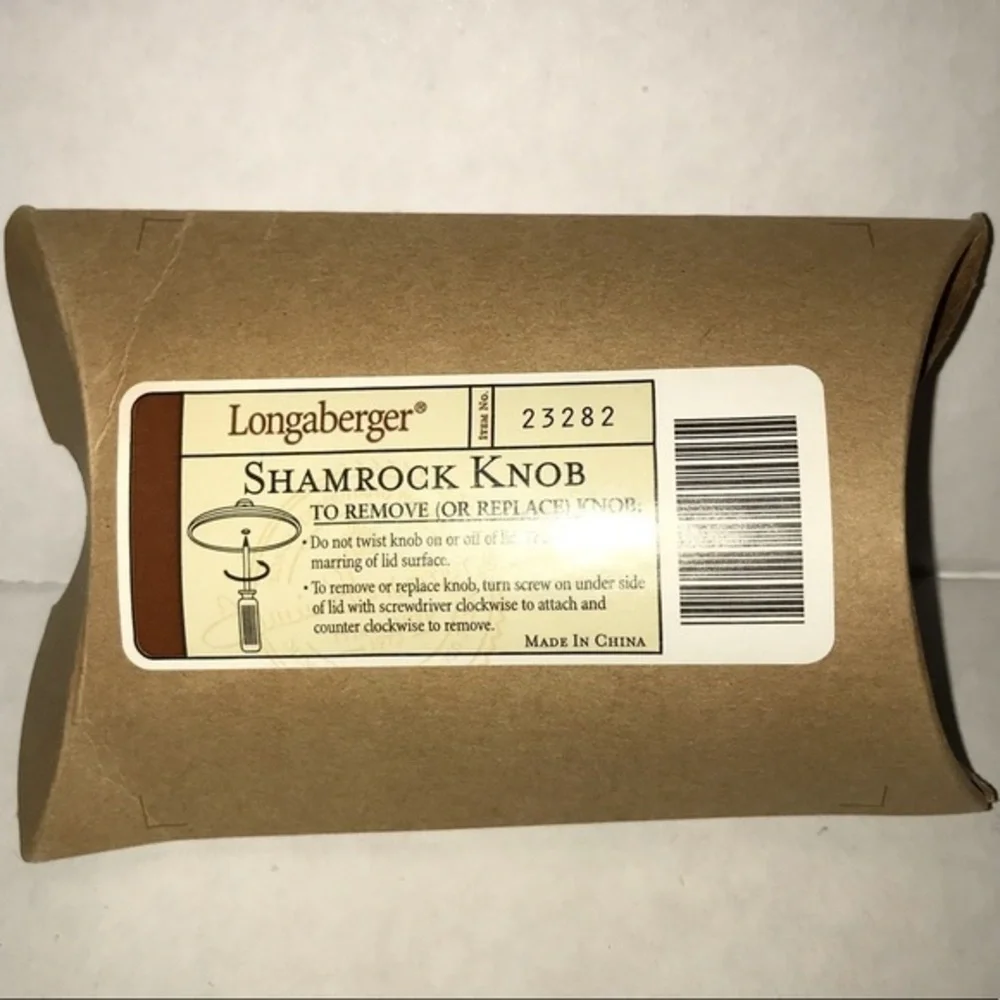 Longaberger Shamrock‎ Knob